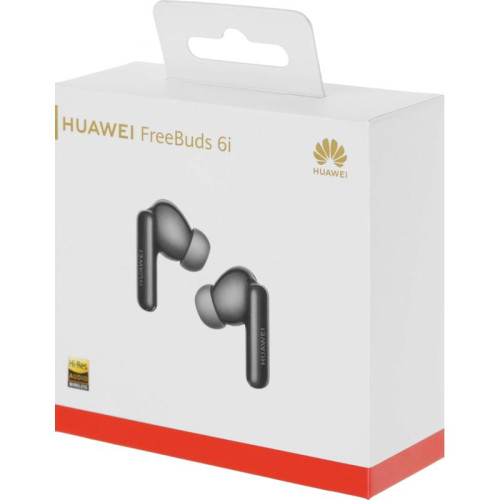 Гарнитура внутриканальные Huawei FreeBuds 6i Orca-T100 черный беспроводные bluetooth в ушной раковине (55037548)