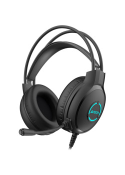 Наушники с микрофоном A4Tech Fstyler FH300U черный 2м мониторные USB оголовье (FH300U BLACK)