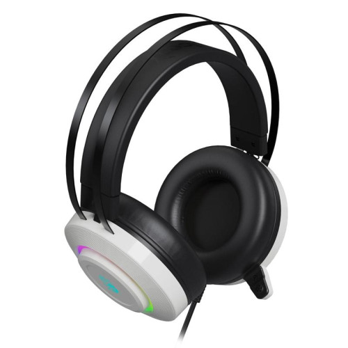 Наушники с микрофоном A4Tech Bloody G521 белый/черный 2.3м мониторные USB оголовье (G521 (WHITE))