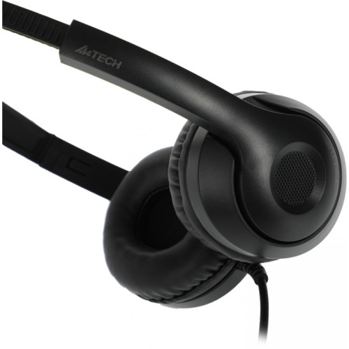Наушники с микрофоном A4Tech Fstyler FH100i черный 1.8м накладные оголовье (FH100I (STONE BLACK))