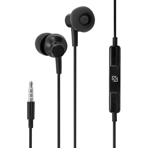 Гарнитура внутриканальные Oklick HS-S-230 1.2м черный проводные в ушной раковине (SS-E188B)