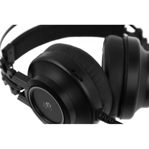 Наушники с микрофоном A4Tech Bloody G528C черный 2м мониторные USB оголовье (G528C)