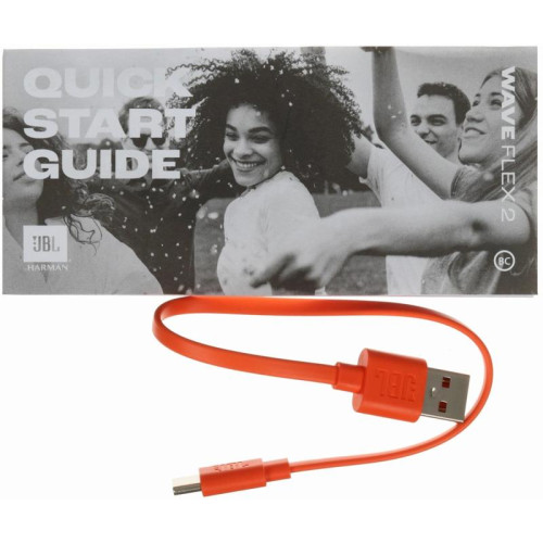 Гарнитура вкладыши JBL Wave Flex 2 синий беспроводные bluetooth в ушной раковине (JBLWFLEX2BLU)