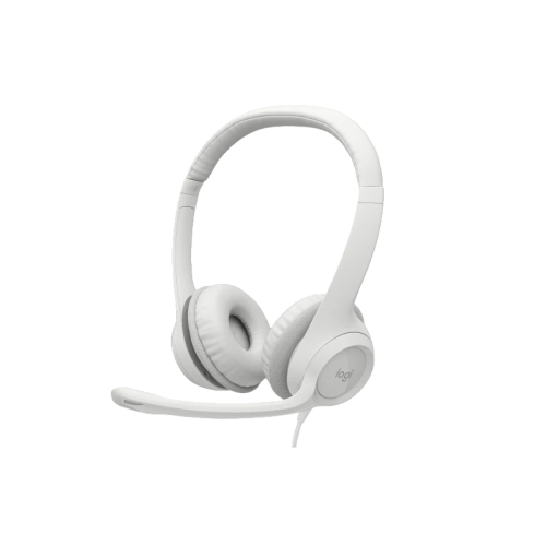 Гарнитура/ Headset Logitech H390  USB White