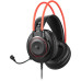 Наушники с микрофоном A4Tech Bloody G200S черный/красный 2м мониторные USB оголовье (G200S USB/ BLACK +RED)