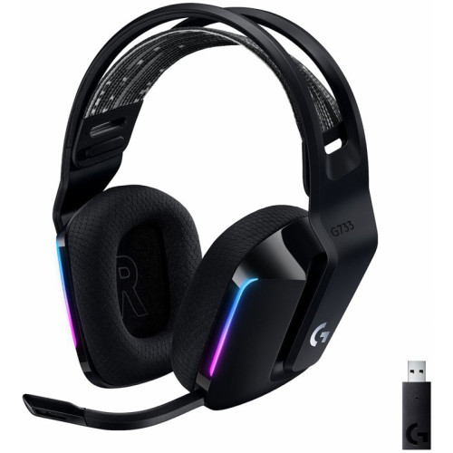 Гарнитура/ Logitech Headset G733 LIGHTSPEED Wireless RGB Gaming  BLACK- Retail