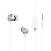Гарнитура внутриканальные Oklick HS-S-240 1.2м белый проводные в ушной раковине (SS-E086)
