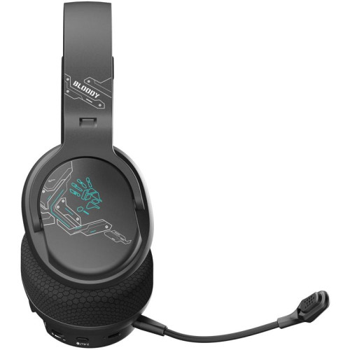 Наушники с микрофоном A4Tech Bloody GR370 черный мониторные BT/Radio/3.5mm оголовье (GR370)