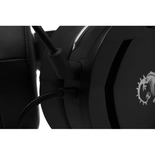 Наушники с микрофоном MSI Immerse GH20 черный 1.5м накладные оголовье (S37-2101060-SV1)