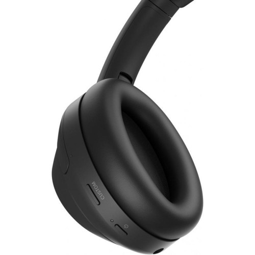 Гарнитура накладные Sony WH-1000XM4 1.2м черный беспроводные bluetooth оголовье (WH-1000XM4/B)