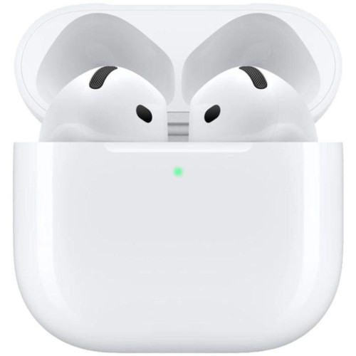 Гарнитура вкладыши Apple AirPods 4 A3050,A3053,A3058 белый беспроводные bluetooth в ушной раковине (MXP63ZA/A)