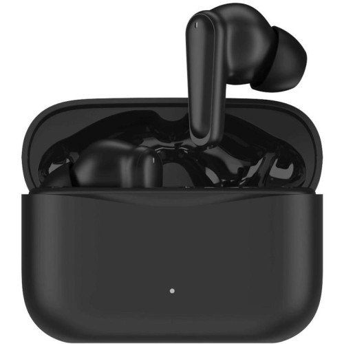 Гарнитура внутриканальные Hyundai H-EP203 черный беспроводные bluetooth в ушной раковине (HEP203B)