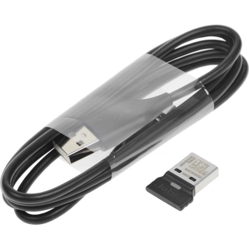 Наушники с микрофоном Jabra Evolve2 65, Link380a MS Stereo Stand Black черный накладные BT оголовье (26599-999-989)