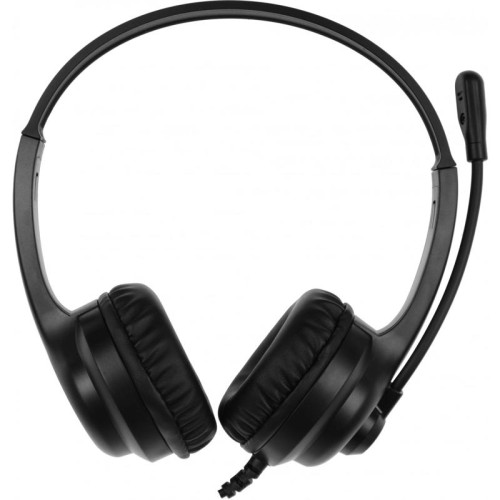 Наушники с микрофоном A4Tech HU-8 черный 2м накладные USB оголовье