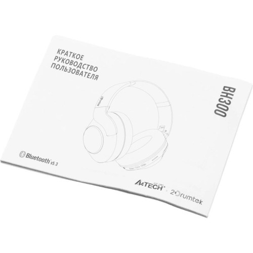 Наушники мониторные A4Tech 2Drumtek BH300 1м зеленый беспроводные bluetooth оголовье (BH300 MATCHA GREEN) Наушники мониторные A4Tech 2Drumtek BH300 1м зеленый беспроводные bluetooth оголовье (BH300 MATCHA GREEN)