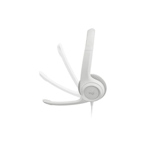 Наушники с микрофоном Logitech H390 белый 1.9м накладные USB оголовье (981-001288)