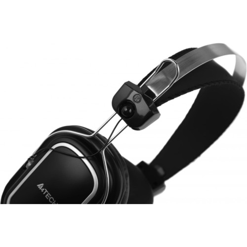 Наушники с микрофоном A4Tech HU-50 черный 2м накладные USB оголовье Наушники с микрофоном A4Tech HU-50 черный 2м накладные USB оголовье