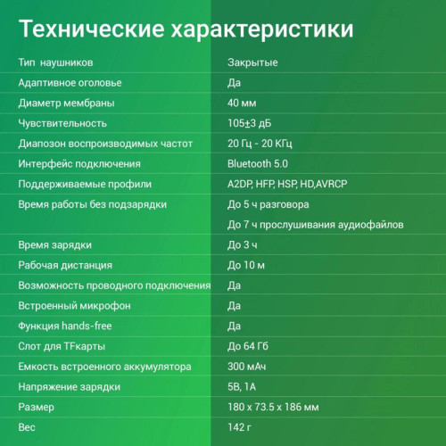Гарнитура накладные Digma BT-15 черный/голубой беспроводные bluetooth оголовье (BT-15BLB)
