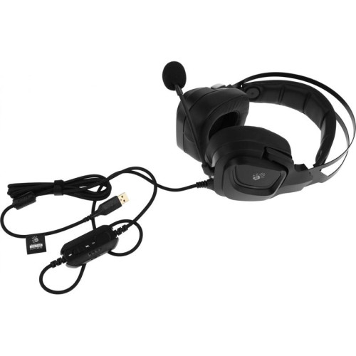 Наушники с микрофоном A4Tech Bloody G570 черный/серый 2м мониторные USB оголовье (G570 (BLACK+GREY) USB)