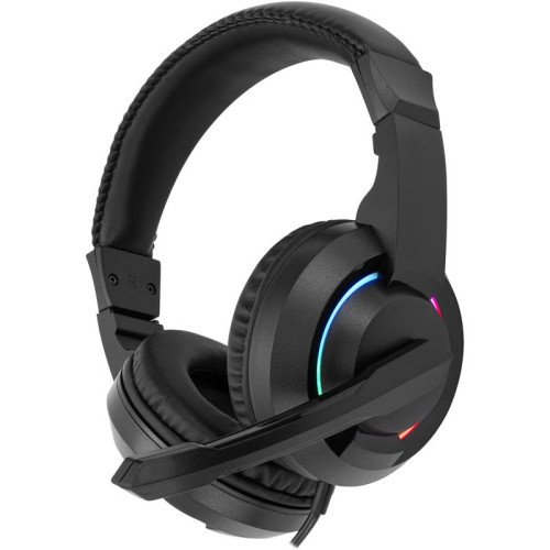 Наушники с микрофоном Oklick HS-L315G черный 1.8м накладные USB оголовье (2007552)