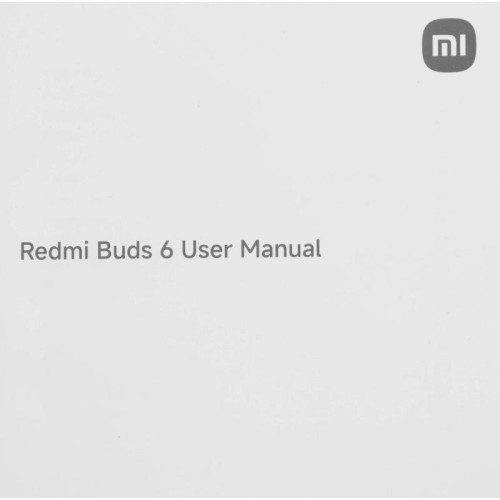 Гарнитура внутриканальные Xiaomi Redmi Buds 6 белый беспроводные bluetooth в ушной раковине (BHR9250GL)