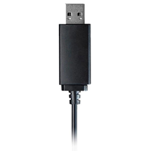 Наушники с микрофоном A4Tech HU-10 черный/белый 2м накладные USB оголовье (HU-10/USB/BLACK+WHITE)