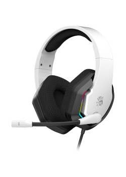 Наушники с микрофоном A4Tech Bloody G260p белый/черный 2м мониторные USB оголовье (G260P)