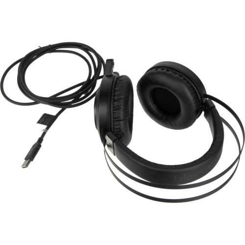 Наушники с микрофоном A4Tech Bloody G521 черный 2.3м мониторные USB оголовье (G521 (BLACK))