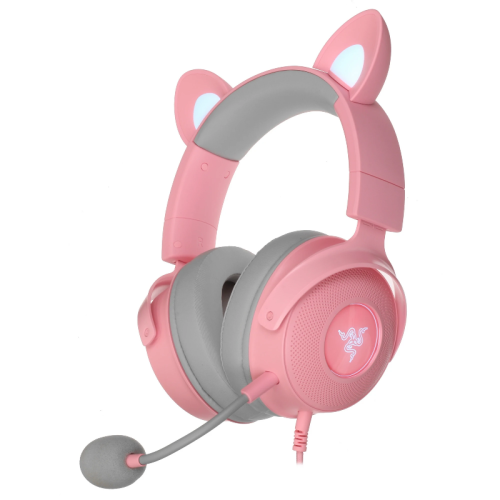 Гарнитура Razer Kraken Kitty Ed. V2 Pro - Quartz Headset/ Razer Kraken Kitty Ed. V2 Pro - Quartz Headset Гарнитура Razer Kraken Kitty Ed. V2 Pro - Quartz Headset/ Razer Kraken Kitty Ed. V2 Pro - Quartz Headset