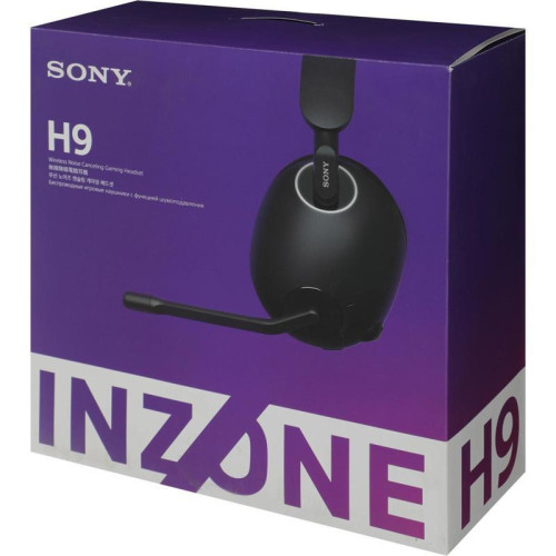 Гарнитура накладные Sony INZONE H9 черный беспроводные bluetooth оголовье (WH-G900N/B)
