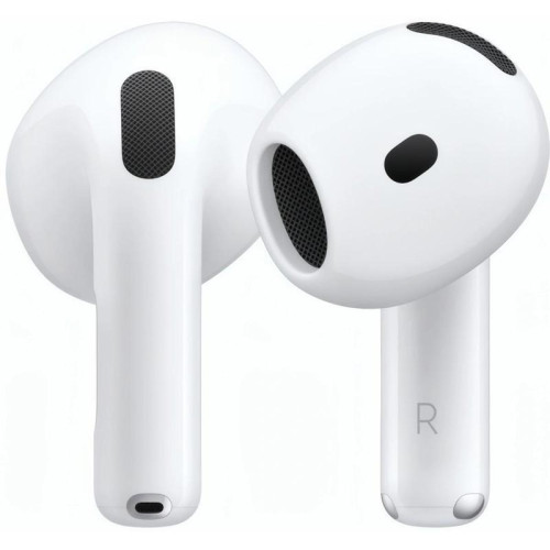 Гарнитура вкладыши Apple AirPods 4 ANC A3055,A3056,A3059 белый беспроводные bluetooth в ушной раковине (MXP93ZA/A)