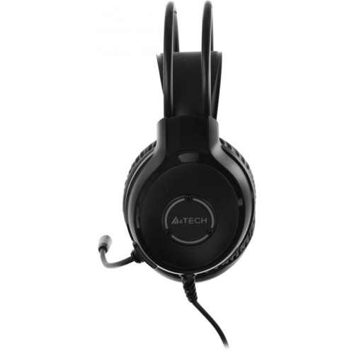 Наушники с микрофоном A4Tech Fstyler FH300U черный 2м мониторные USB оголовье (FH300U BLACK)