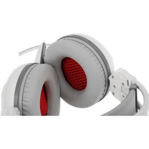 Наушники с микрофоном A4Tech Bloody G300 белый/серый 1.8м мониторные оголовье (G300 WHITE+GREY)