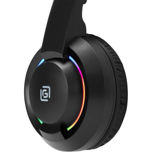 Наушники с микрофоном Oklick HS-L315G черный 1.8м накладные USB оголовье (2007552)