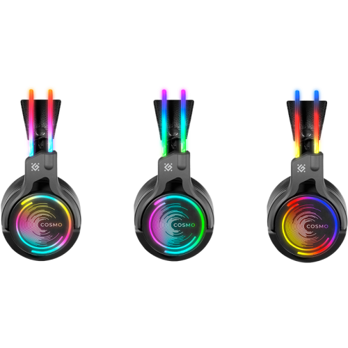 Defender Игровая гарнитура Cosmo PRO объемный звук 7.1, RGB, 2.1 м Defender Игровая гарнитура Cosmo PRO объемный звук 7.1, RGB, 2.1 м