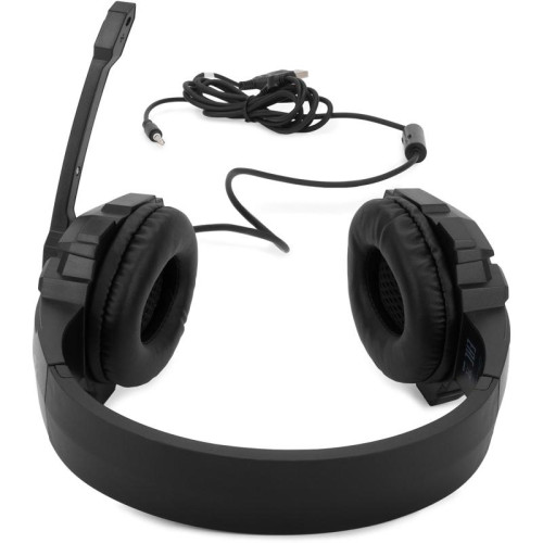 Наушники с микрофоном Oklick HS-L355G черный 1.8м мониторные оголовье (1939807)
