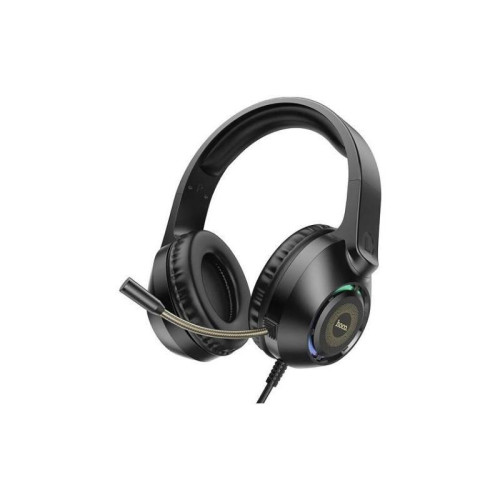 Наушники с микрофоном Hoco W108 Sue черный 2м мониторные USB оголовье (W108)