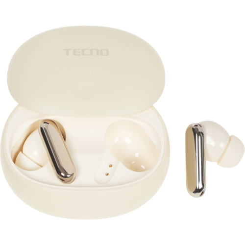 Гарнитура Tecno True 1 Air TU01 кремовый беспроводные bluetooth в ушной раковине (TU01 AIR CREAMY WHITE)