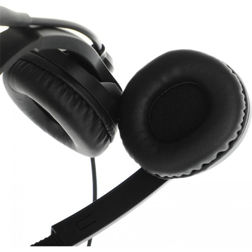 Наушники с микрофоном A4Tech Fstyler FH100U черный 2м накладные USB оголовье (FH100U (STONE BLACK))