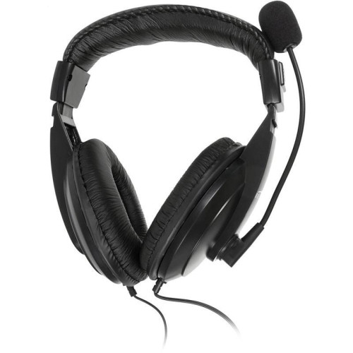 Наушники с микрофоном Оклик HS-M137V черный 1.8м мониторные оголовье (614046) Наушники с микрофоном Оклик HS-M137V черный 1.8м мониторные оголовье (614046)