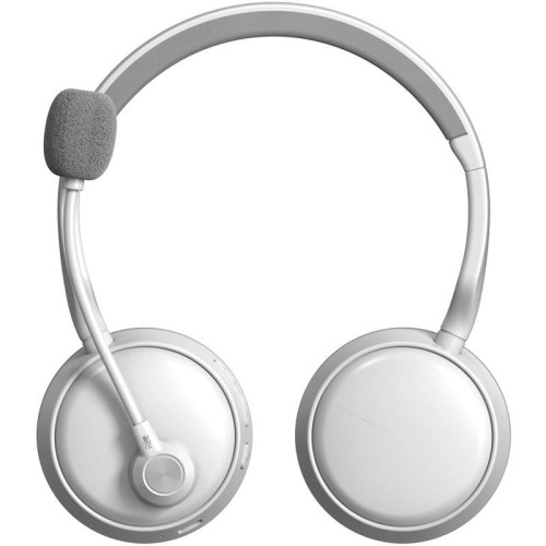 Наушники с микрофоном A4Tech BH230 белый/серый мониторные BT оголовье (BH230 WHITE)