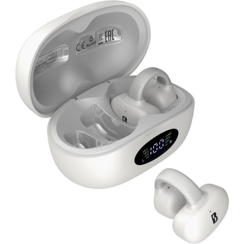 Гарнитура вкладыши A4Tech Biosong B5 TWS белый беспроводные bluetooth клипса (B5)