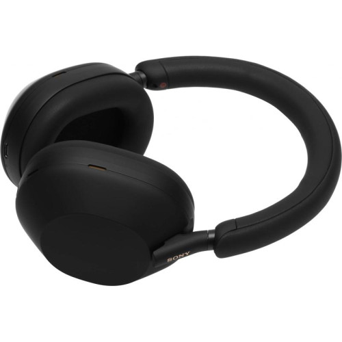 Гарнитура мониторные Sony WH-1000XM5 1.2м черный беспроводные bluetooth оголовье (WH-1000XM5/B)