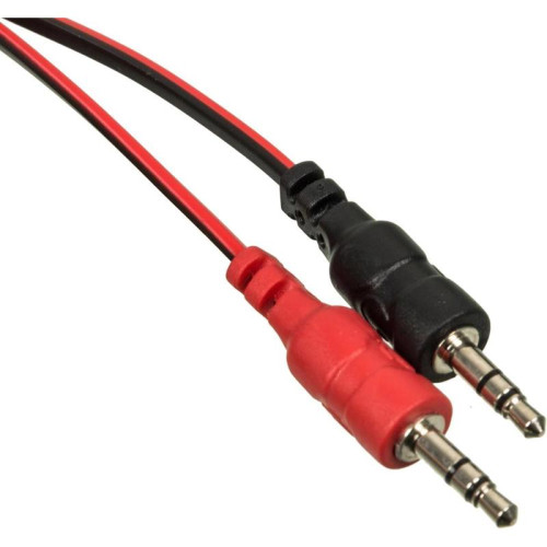 Наушники с микрофоном Оклик HS-L200 черный/красный 2.2м накладные оголовье (359484)