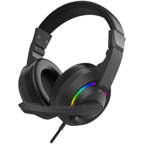 Наушники с микрофоном Oklick HS-L315G черный 1.8м накладные USB оголовье (2007552)