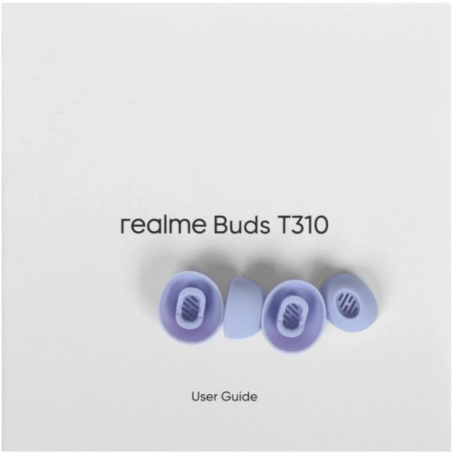 Гарнитура внутриканальные Realme Buds T310 фиолетовый беспроводные bluetooth в ушной раковине (6941764436909)