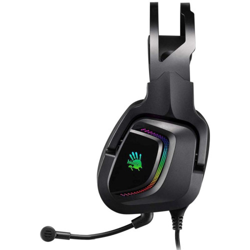 Наушники с микрофоном A4Tech Bloody G570 черный/серый 2м мониторные USB оголовье (G570 (BLACK+GREY) USB)