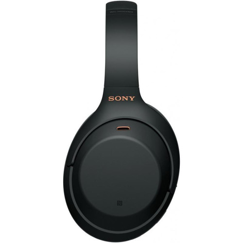 Гарнитура накладные Sony WH-1000XM4 1.2м черный беспроводные bluetooth оголовье (WH-1000XM4/B)