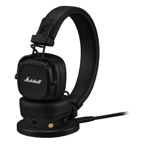 Гарнитура накладные Marshall Major V черный беспроводные bluetooth оголовье (MAJOR V BLACK)