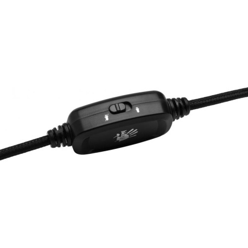 Наушники с микрофоном A4Tech Bloody G260p белый/черный 2м мониторные USB оголовье (G260P)